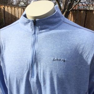 Men’s ORVIS 1/4 zip long sleeve shirt